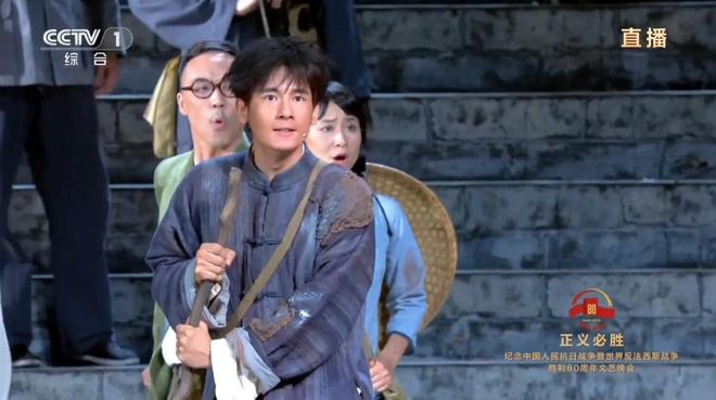 敏涛演哭了罗晋帅气刘昊然台词优秀！九游会j9登陆九三晚会太震撼！被刘(图15)